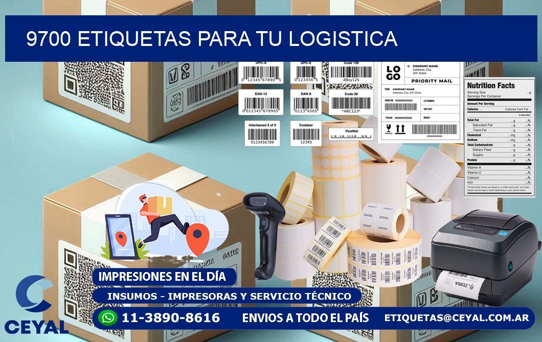 9700 etiquetas para tu logistica