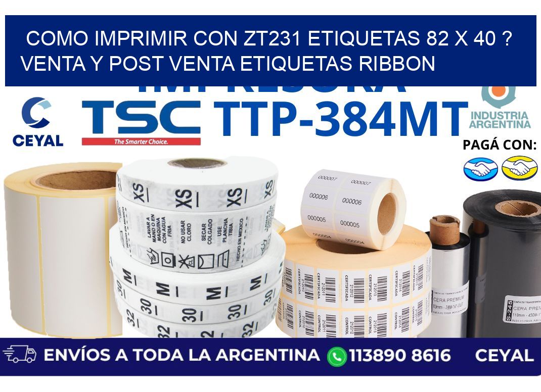 como imprimir con zt231 etiquetas 82 x 40 ? Venta y post venta etiquetas ribbon