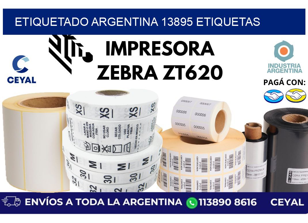 etiquetado argentina 13895 etiquetas