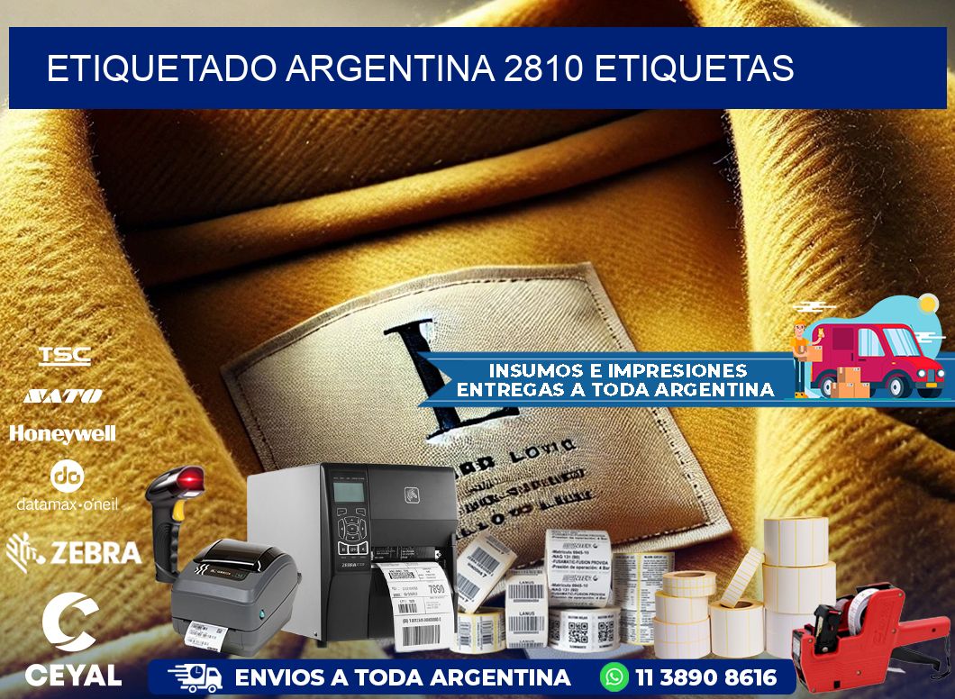 etiquetado argentina 2810 etiquetas