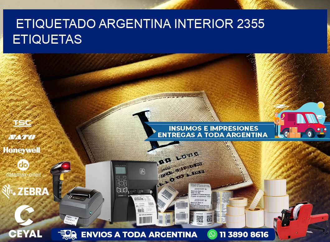 etiquetado argentina interior 2355 etiquetas