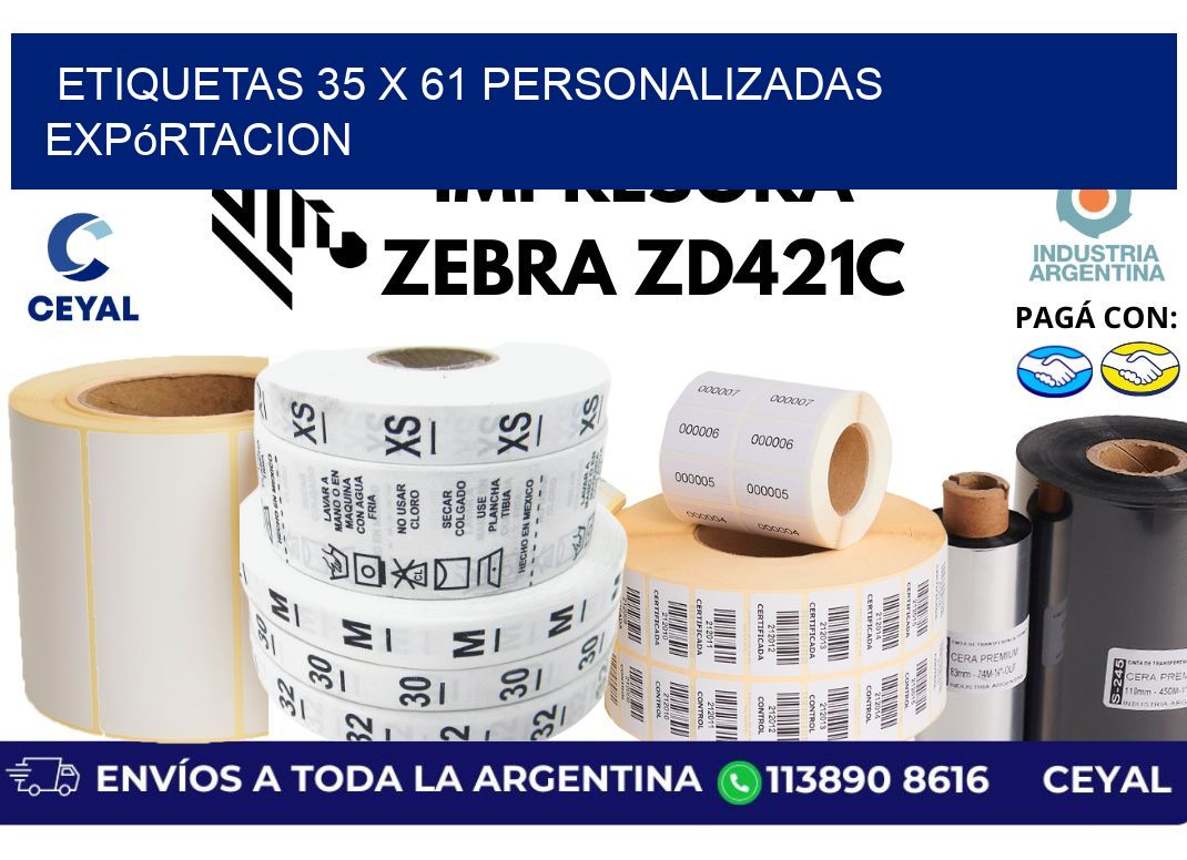 etiquetas 35 x 61 personalizadas expórtacion
