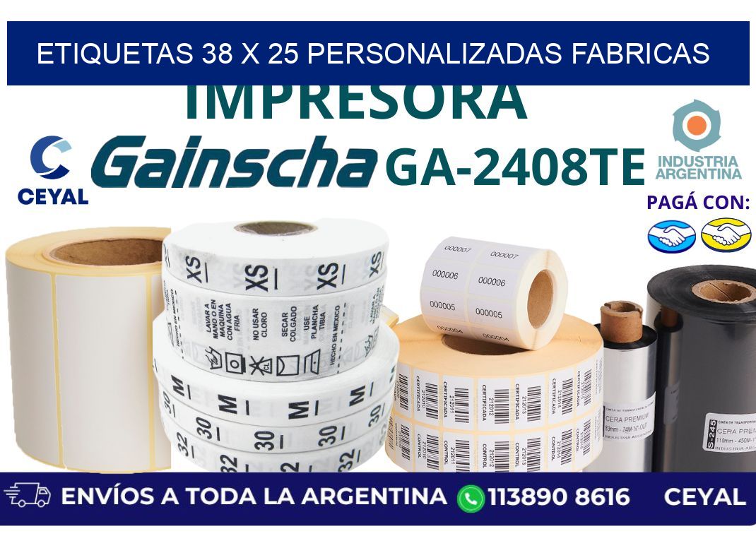 etiquetas 38 x 25 personalizadas fabricas