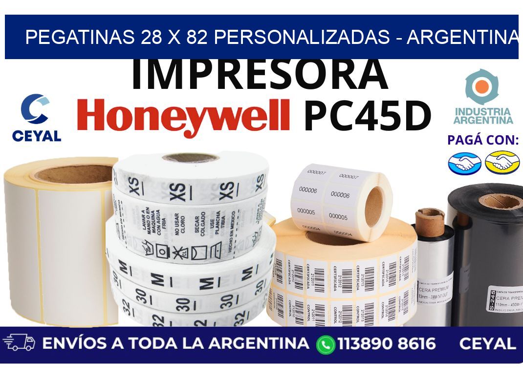 pegatinas 28 x 82 personalizadas – Argentina