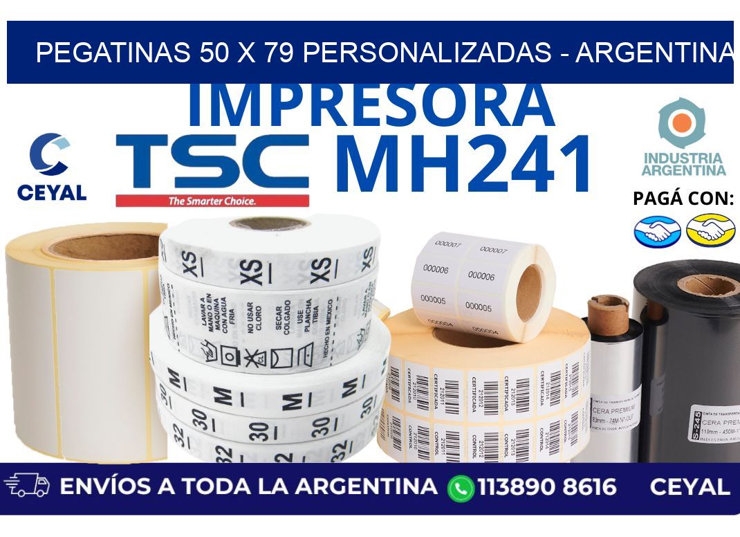pegatinas 50 x 79 personalizadas – Argentina
