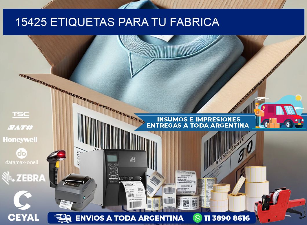 15425 etiquetas para tu fabrica