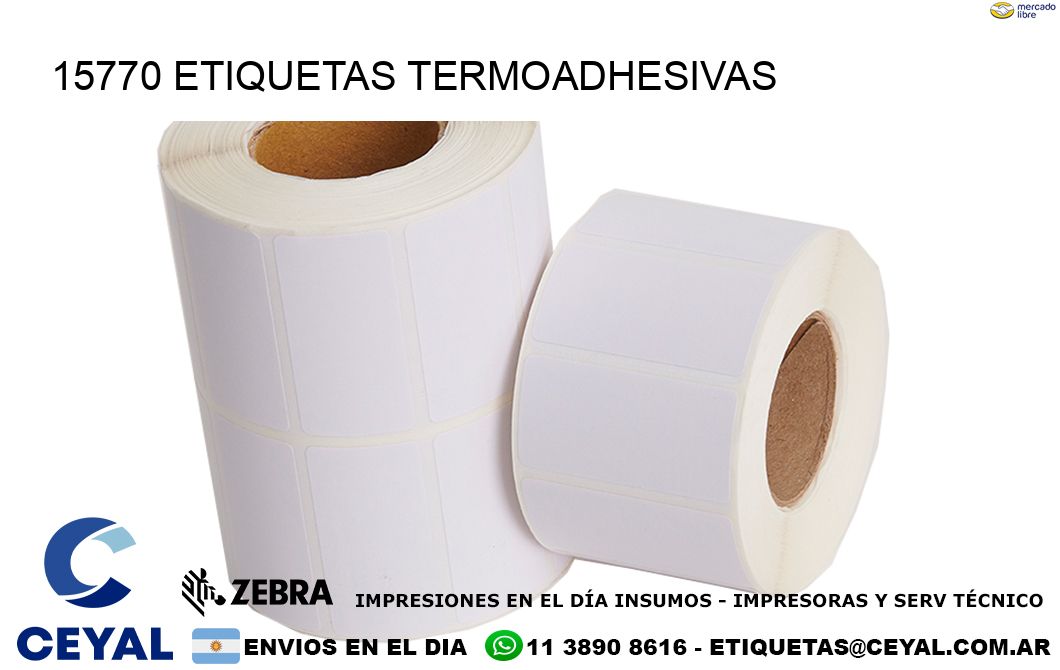15770 etiquetas termoadhesivas