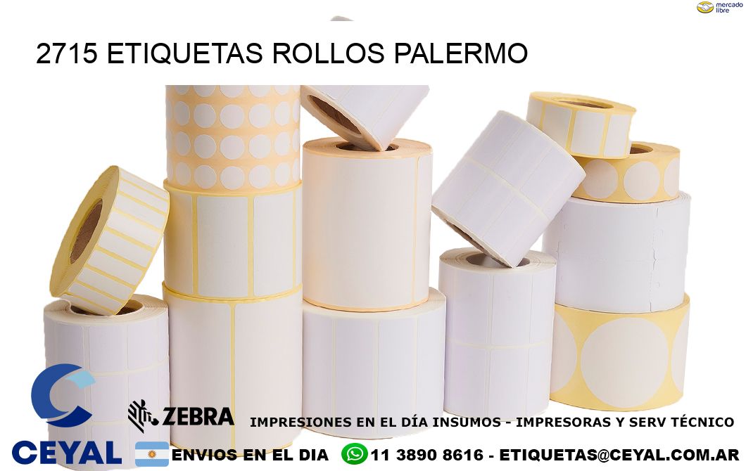 2715 etiquetas rollos PALERMO