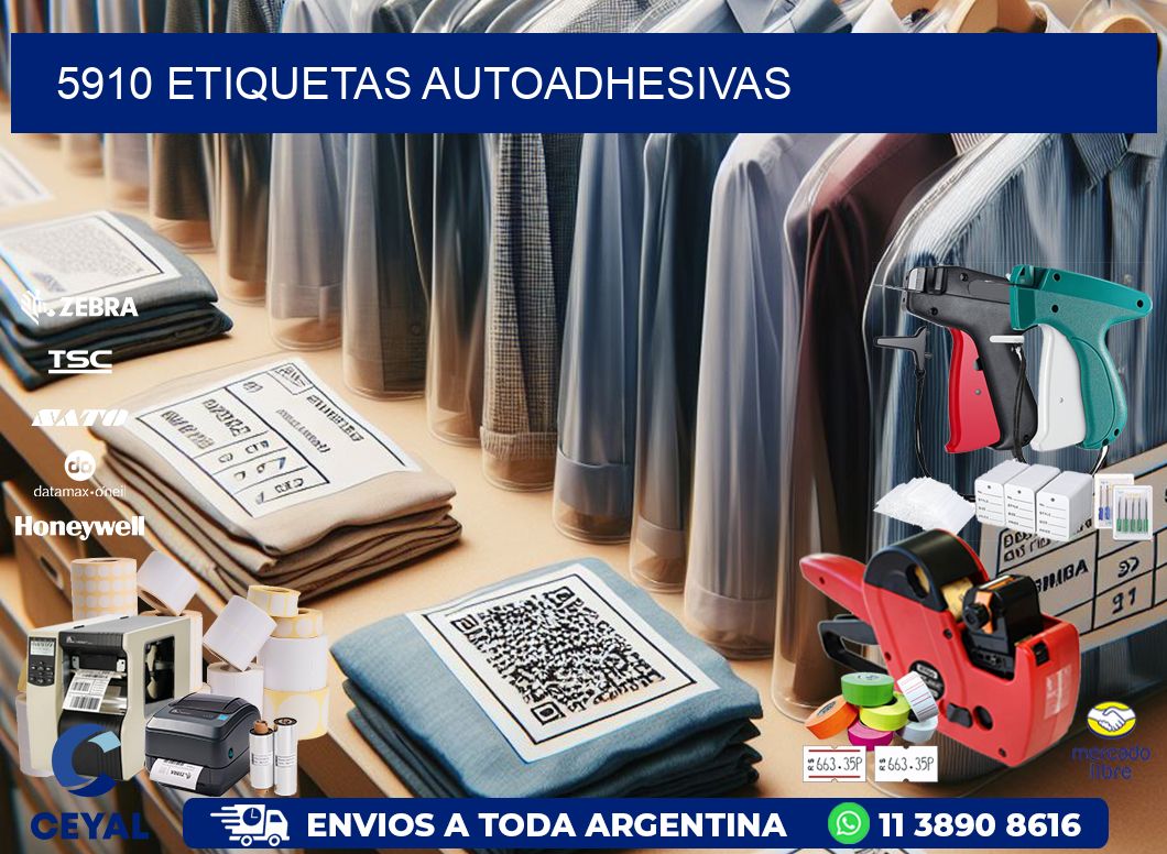5910 etiquetas autoadhesivas