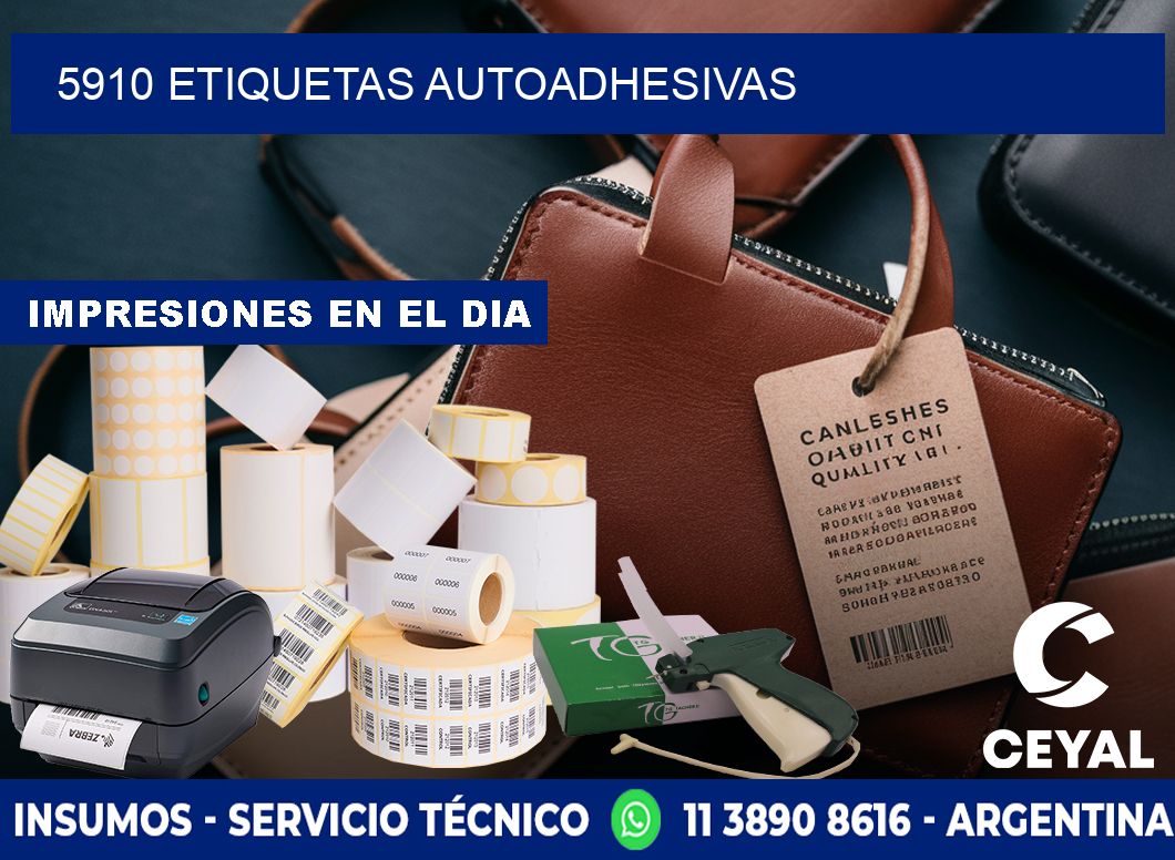 5910 etiquetas autoadhesivas