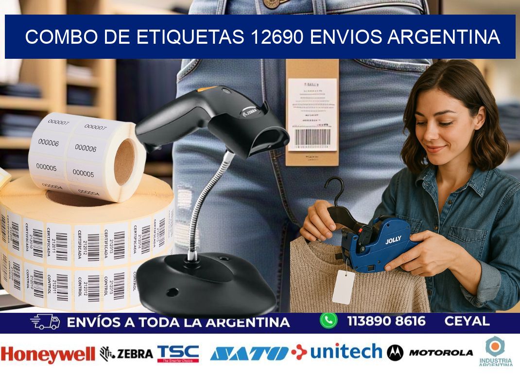Combo de etiquetas 12690 ENVIOS ARGENTINA