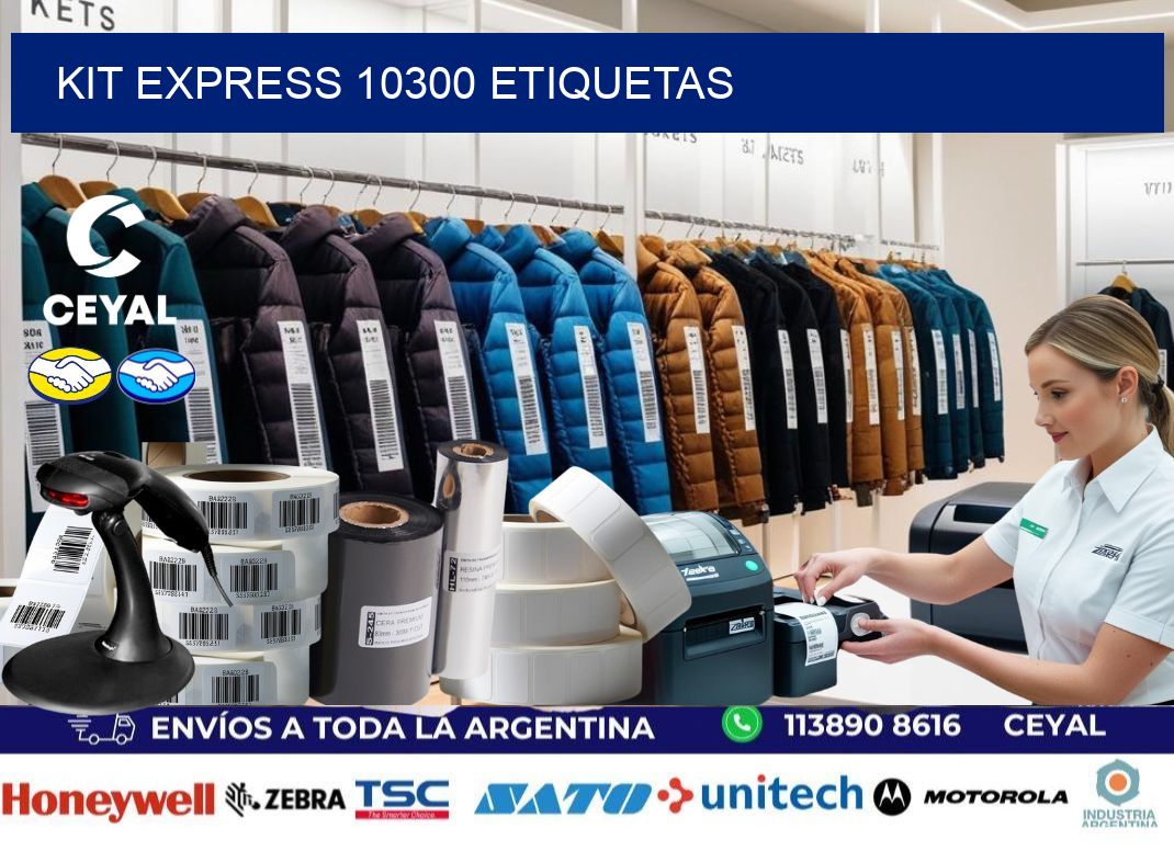 Kit express 10300 etiquetas