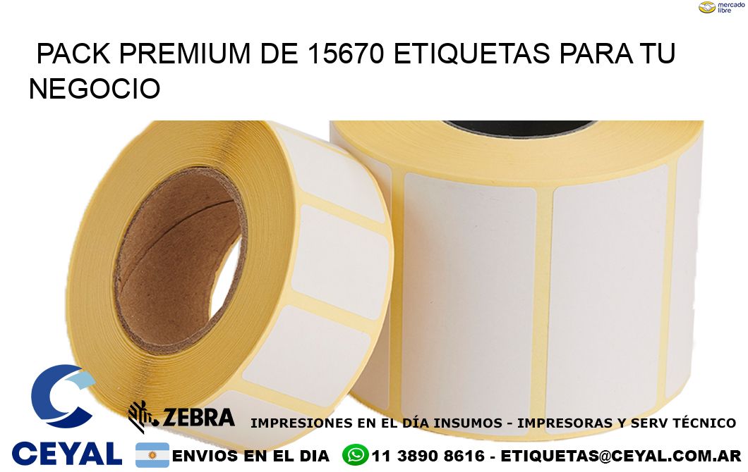 Pack premium de 15670 etiquetas para tu negocio