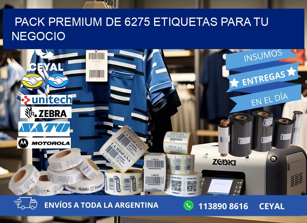 Pack premium de 6275 etiquetas para tu negocio