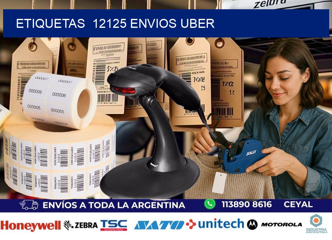 etiquetas  12125 ENVIOS UBER