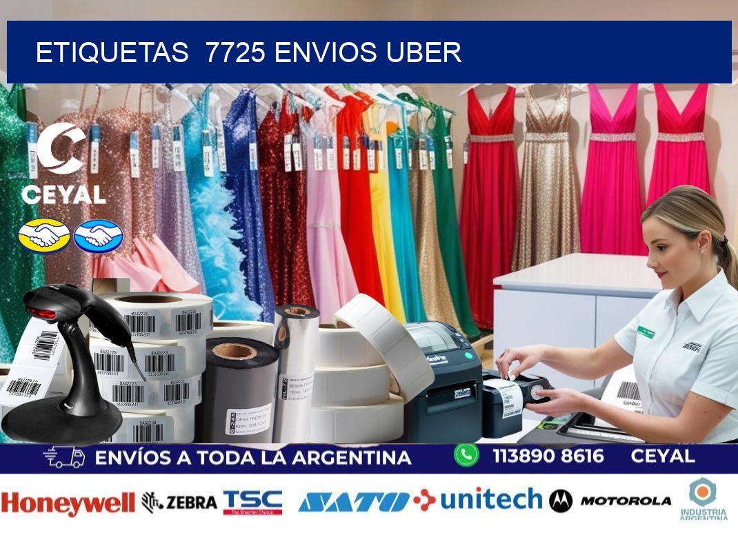 etiquetas  7725 ENVIOS UBER