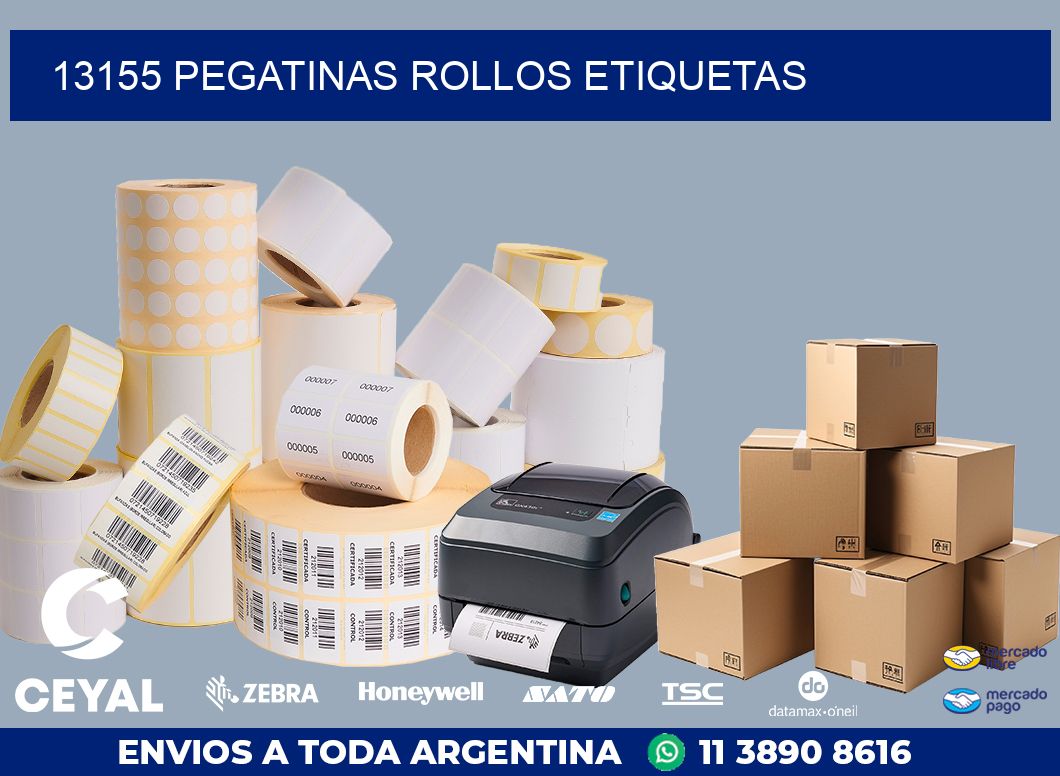 13155 Pegatinas rollos etiquetas