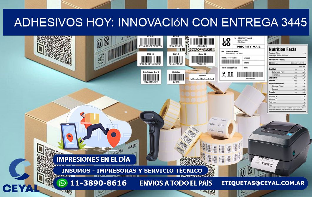 Adhesivos Hoy: Innovación con Entrega 3445