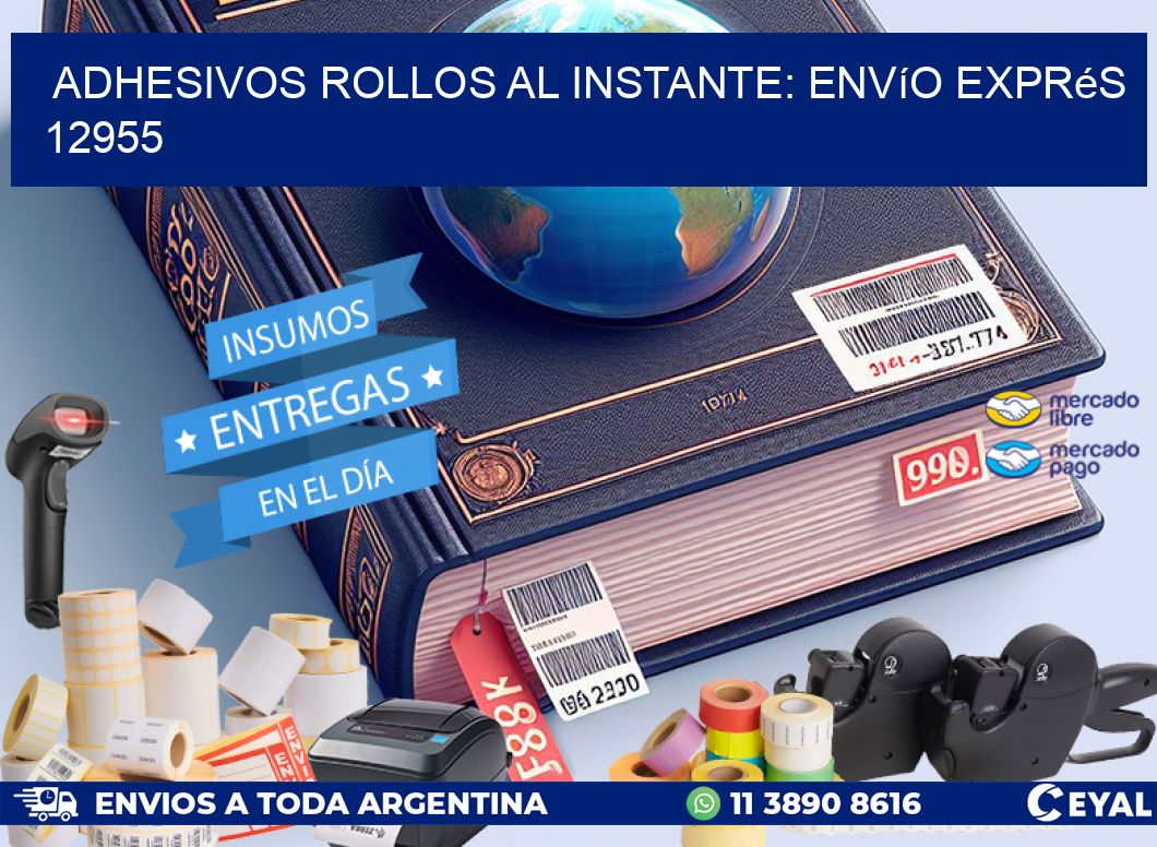 Adhesivos rollos al Instante: Envío Exprés 12955