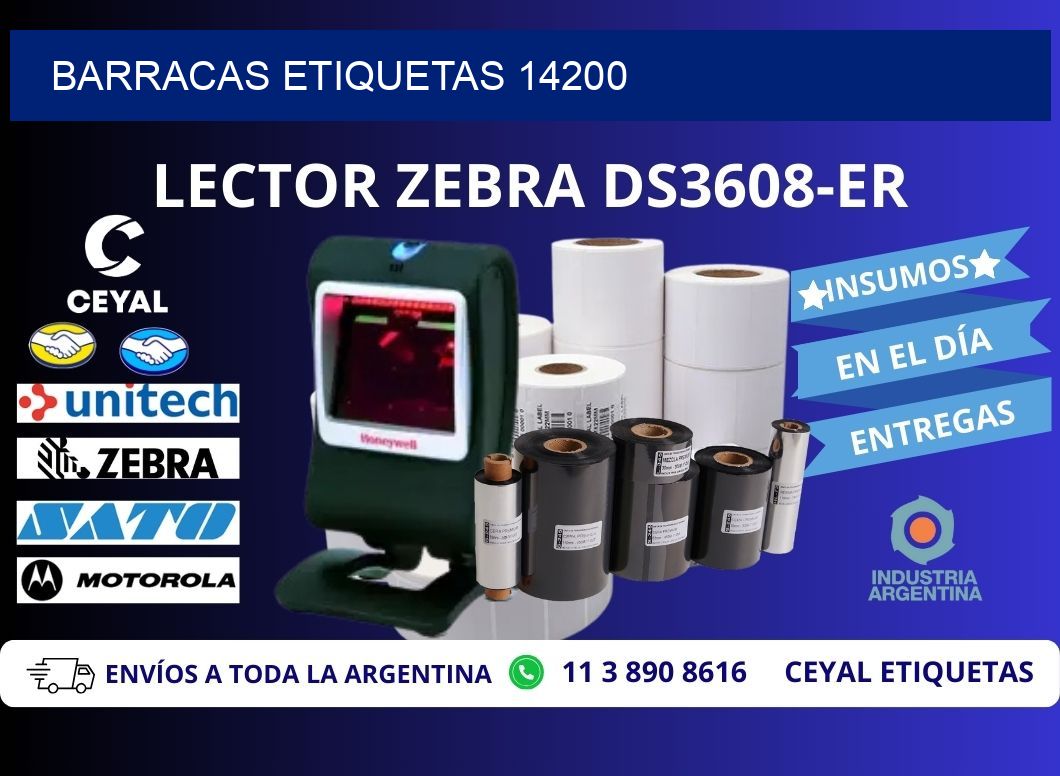 Barracas etiquetas 14200
