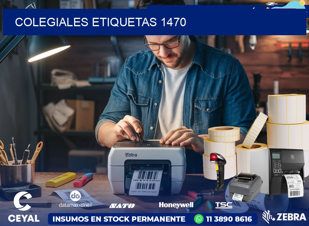 Colegiales etiquetas 1470