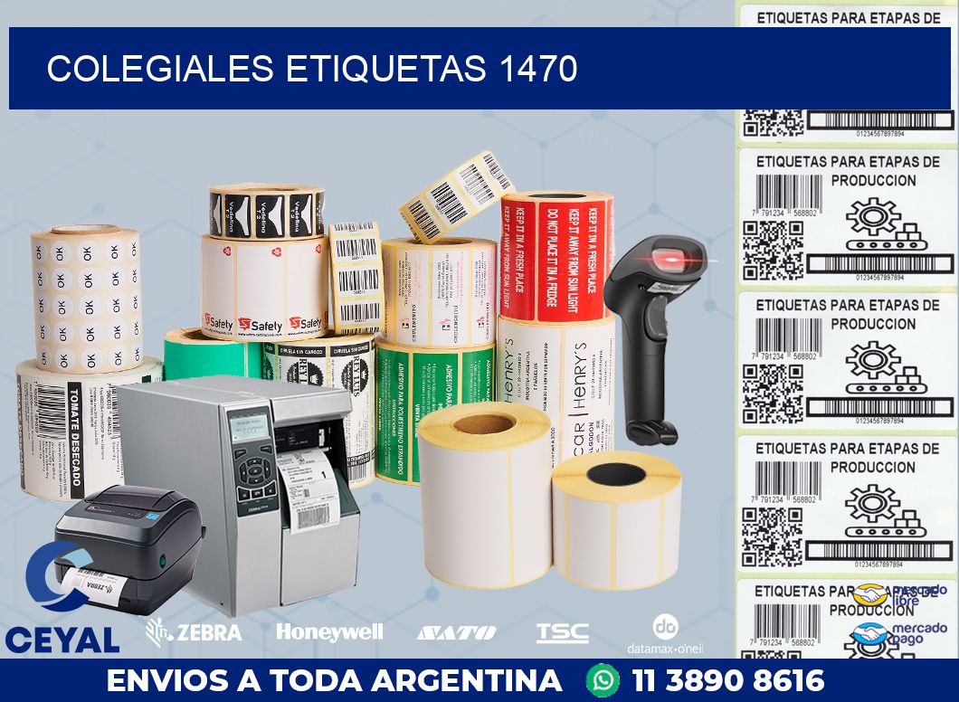 Colegiales etiquetas 1470