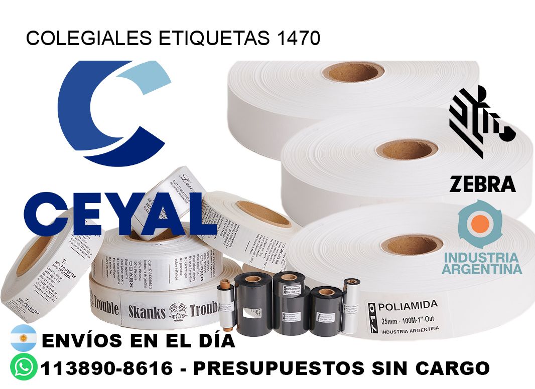 Colegiales etiquetas 1470