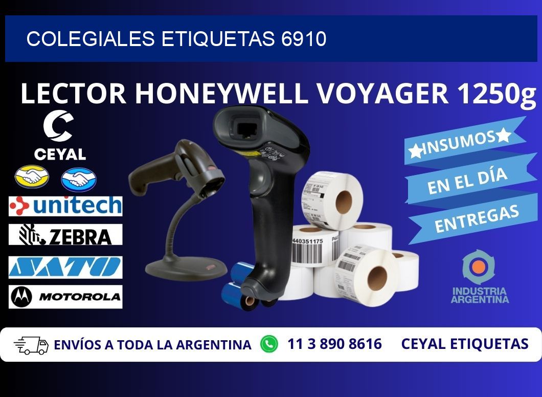 Colegiales etiquetas 6910