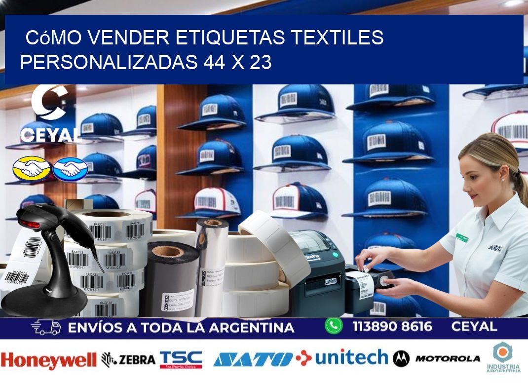 Cómo Vender Etiquetas Textiles Personalizadas 44 x 23