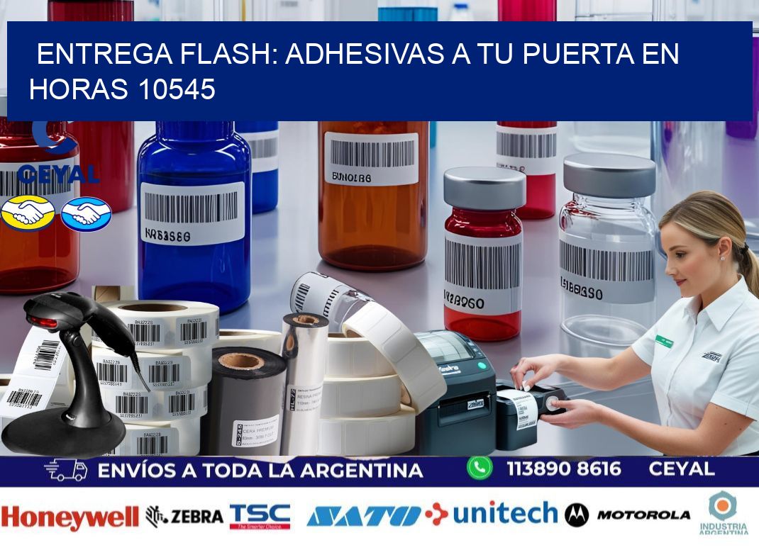 Entrega Flash: Adhesivas A Tu Puerta en Horas 10545