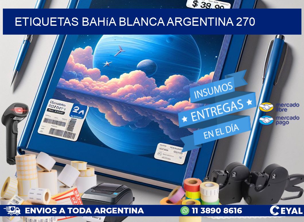Etiquetas Bahía Blanca Argentina 270