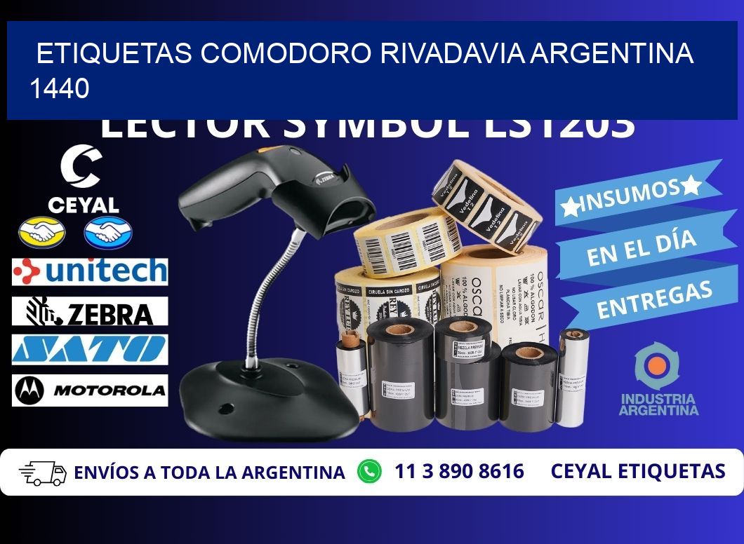 Etiquetas Comodoro Rivadavia Argentina 1440