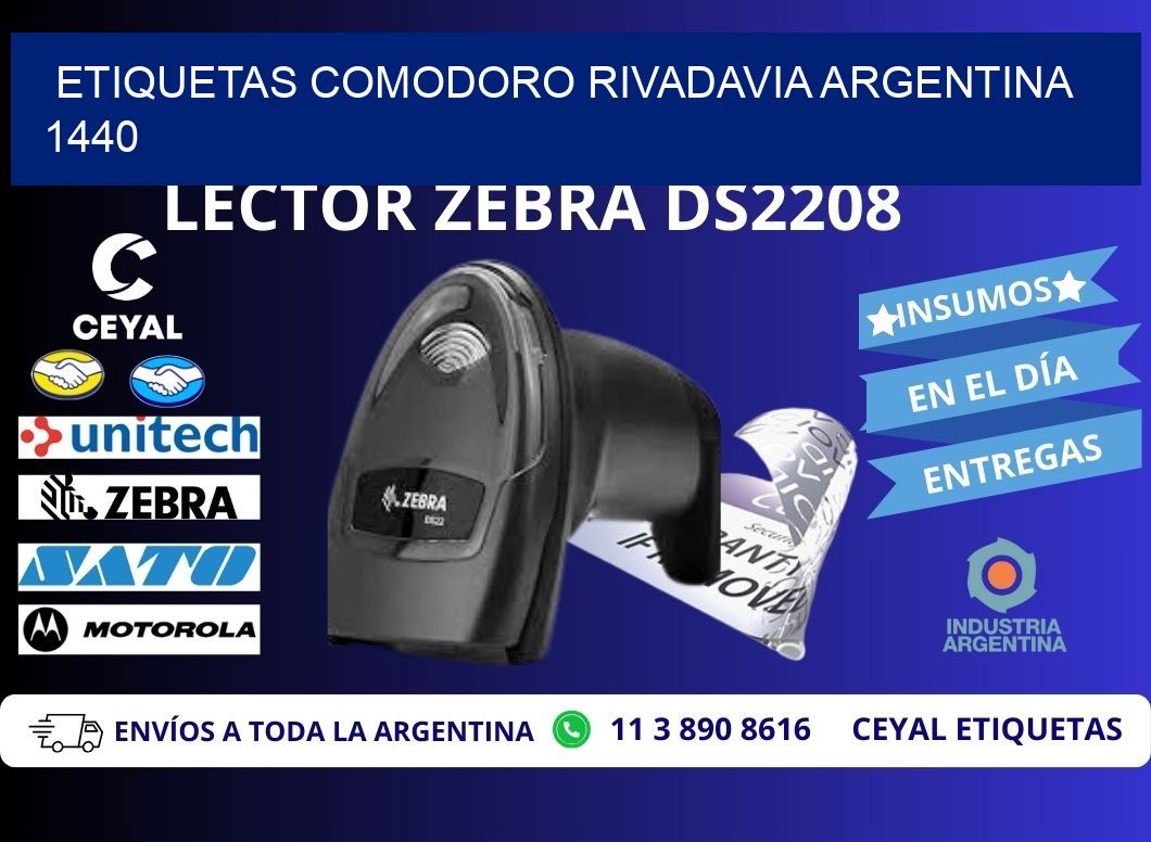 Etiquetas Comodoro Rivadavia Argentina 1440