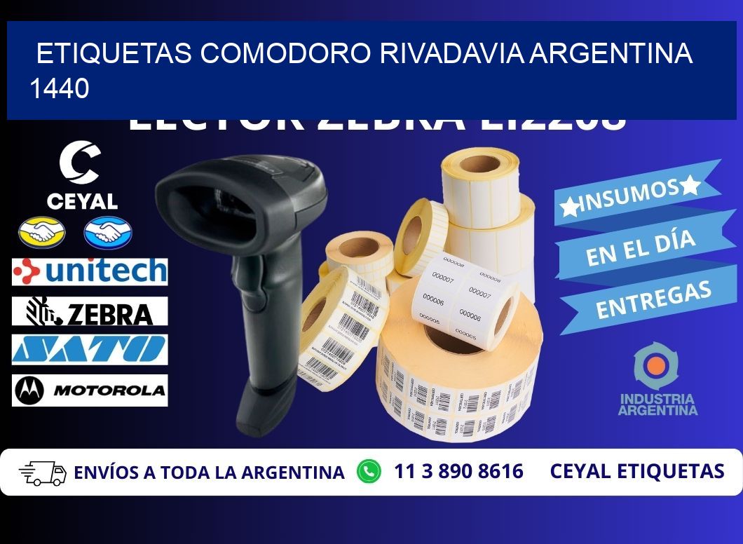 Etiquetas Comodoro Rivadavia Argentina 1440