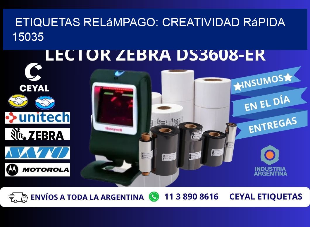 Etiquetas Relámpago: Creatividad Rápida 15035