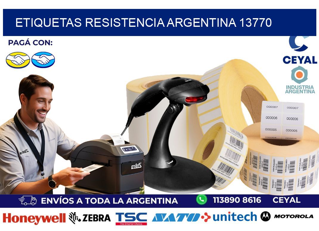 Etiquetas Resistencia Argentina 13770
