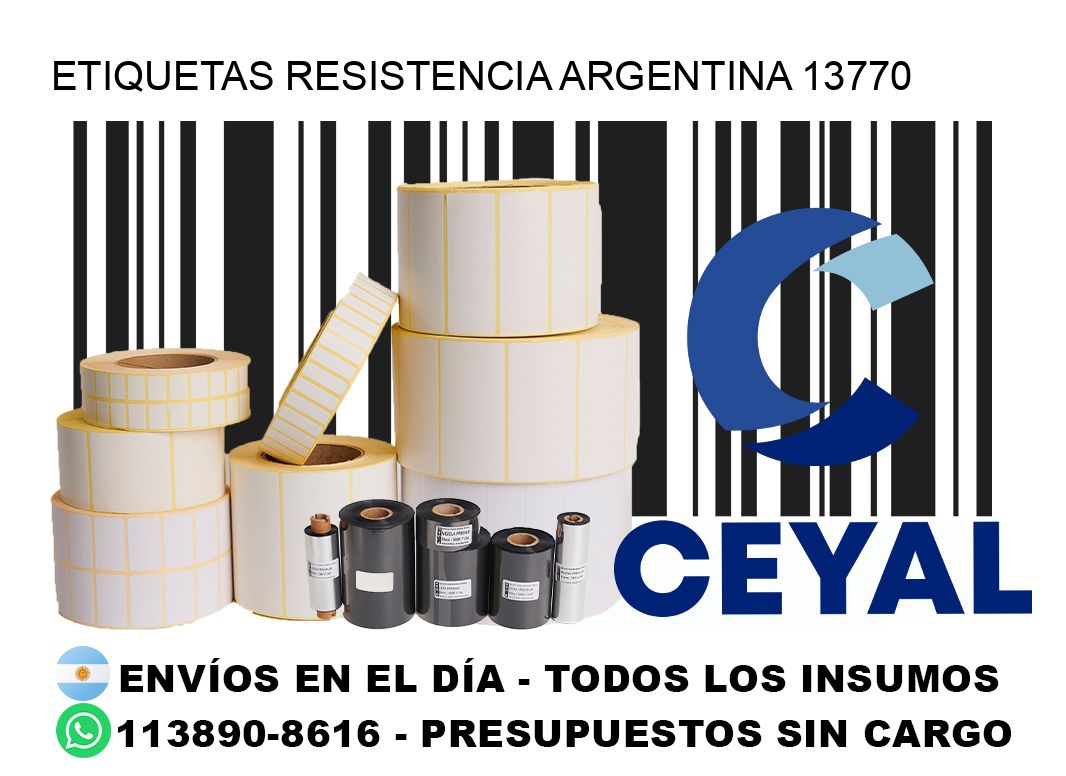 Etiquetas Resistencia Argentina 13770