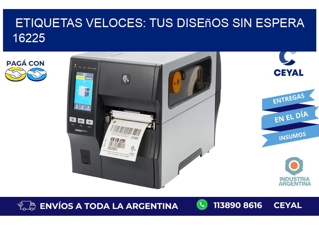 Etiquetas Veloces: Tus Diseños sin Espera 16225
