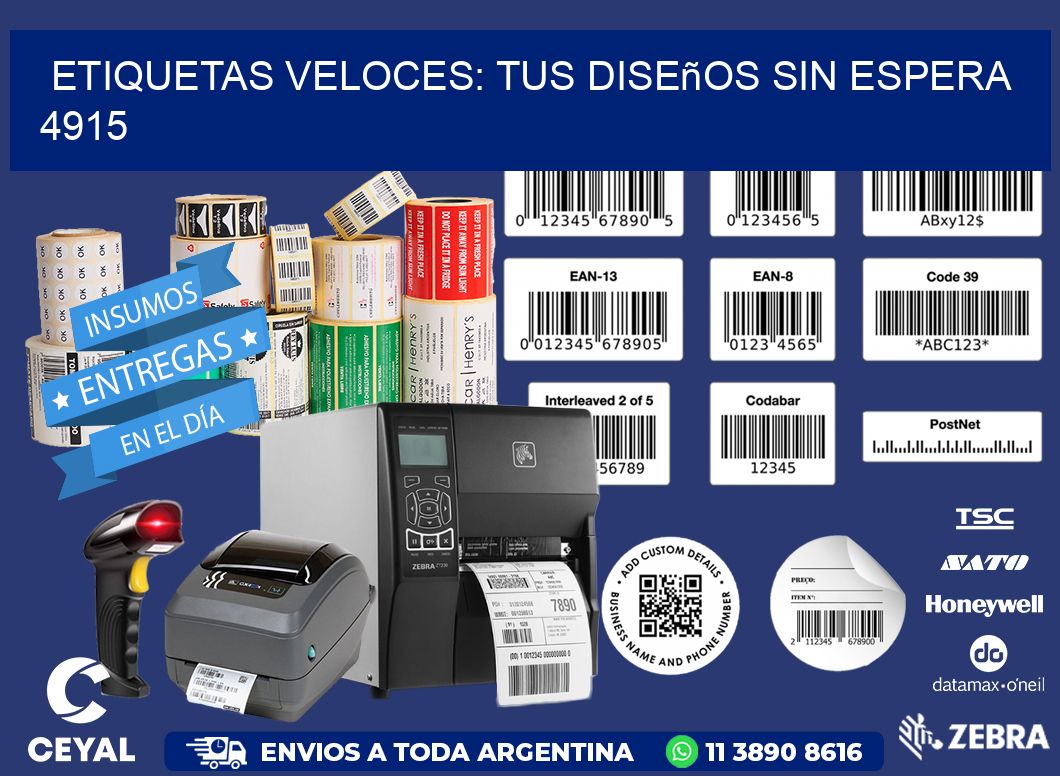 Etiquetas Veloces: Tus Diseños sin Espera 4915