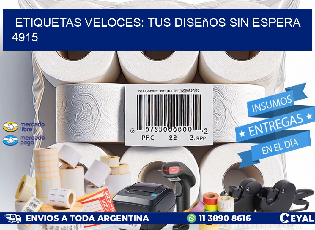 Etiquetas Veloces: Tus Diseños sin Espera 4915