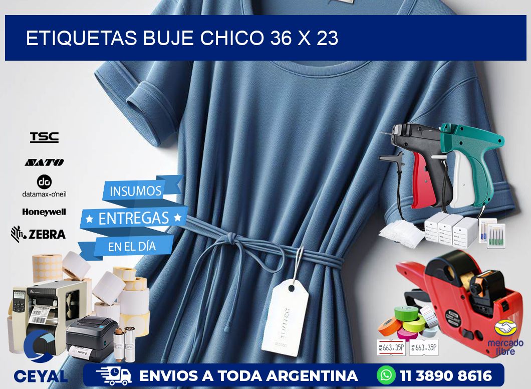 Etiquetas buje chico 36 x 23