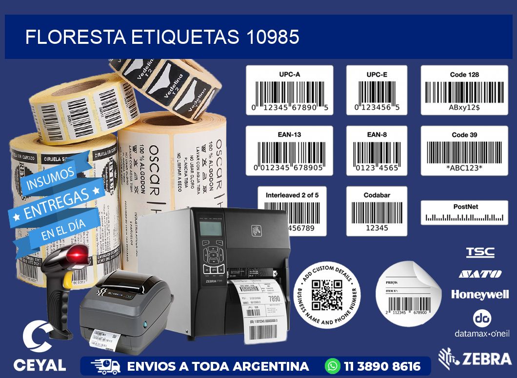 Floresta etiquetas 10985