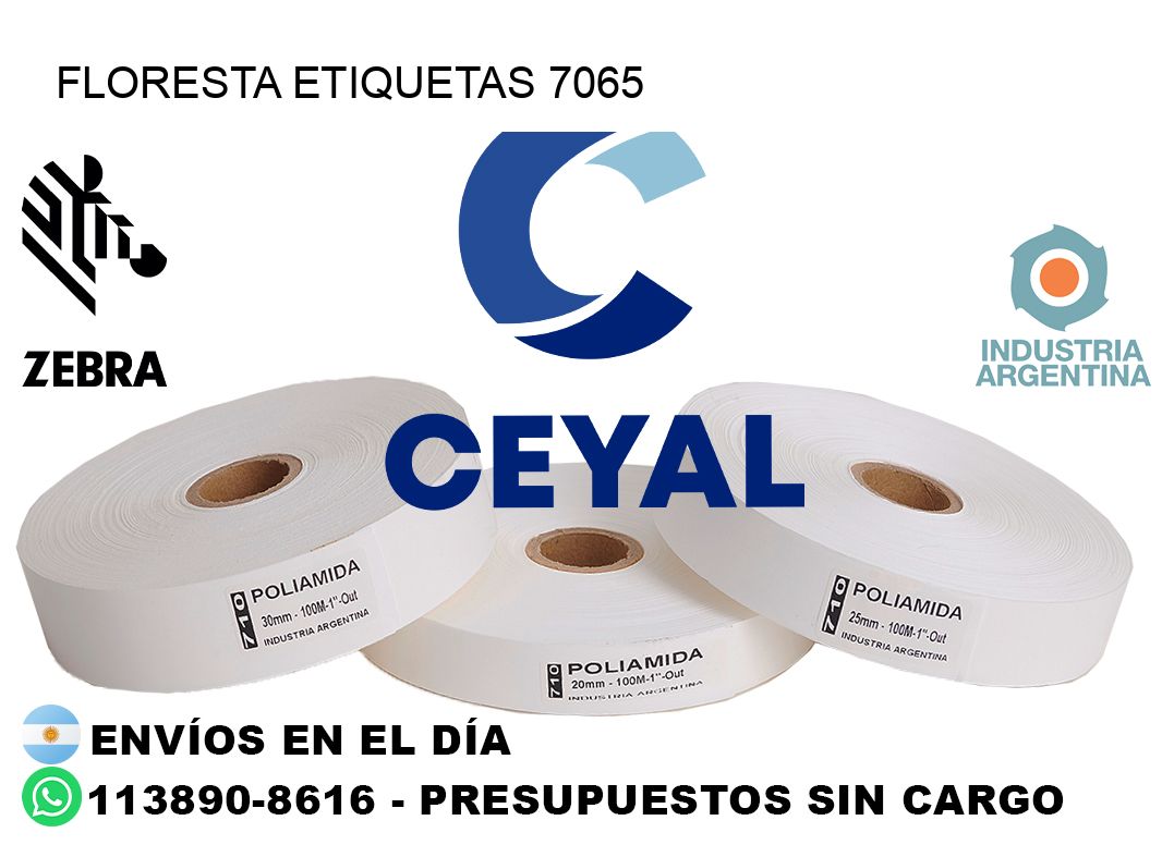 Floresta etiquetas 7065