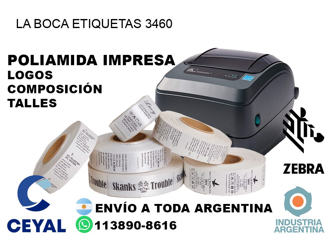 La Boca etiquetas 3460
