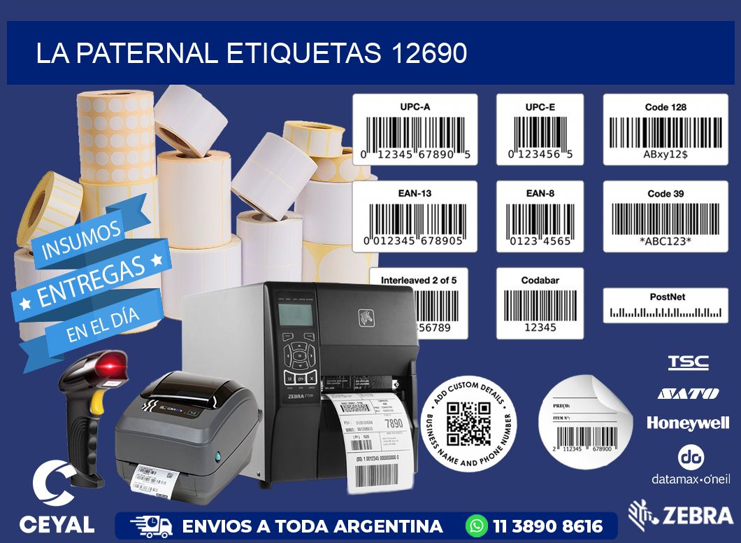 La Paternal etiquetas 12690