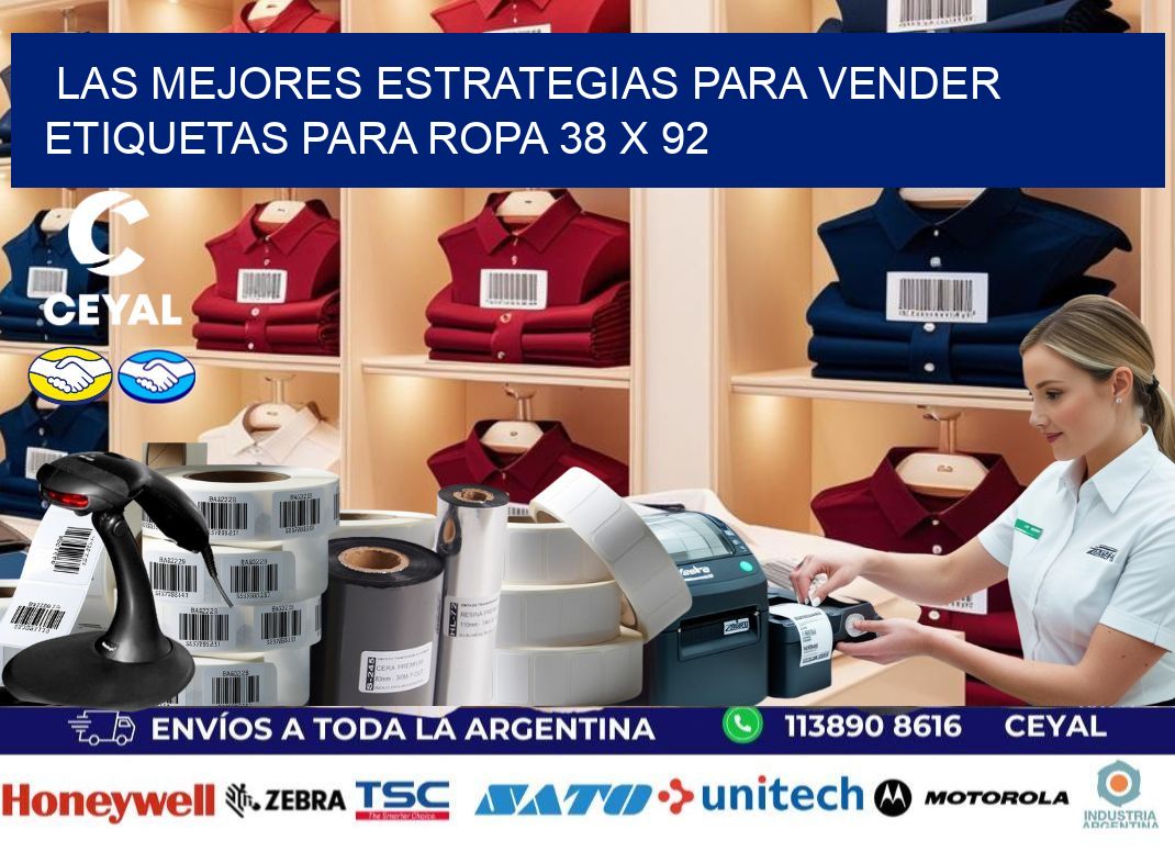 Las Mejores Estrategias para Vender Etiquetas para Ropa 38 x 92