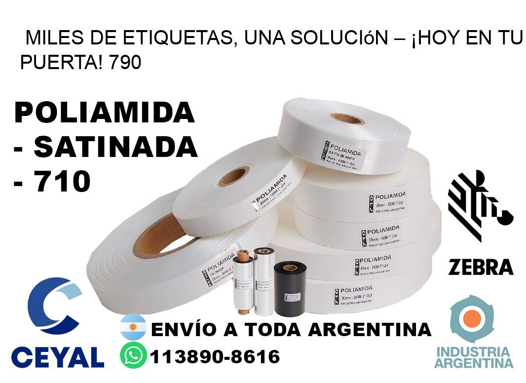 Miles de Etiquetas, Una Solución – ¡Hoy en tu Puerta! 790