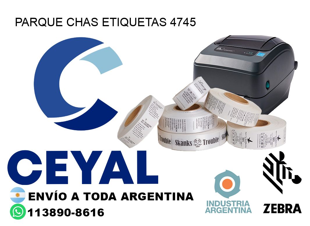 Parque Chas etiquetas 4745