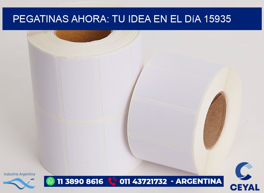 Pegatinas Ahora: Tu Idea en el Día 15935