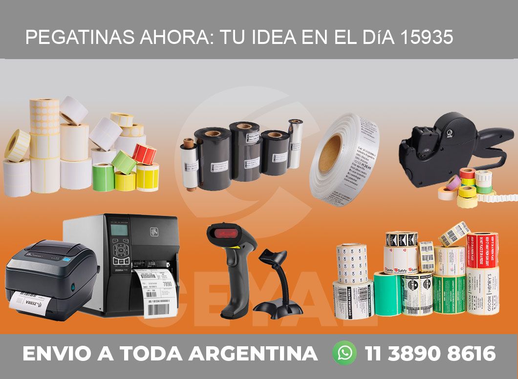 Pegatinas Ahora: Tu Idea en el Día 15935